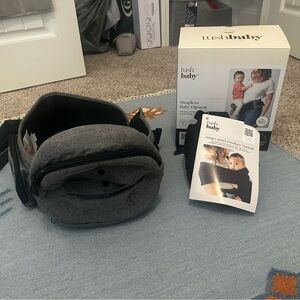 TushBaby Strapless Baby Hipseat - Gray